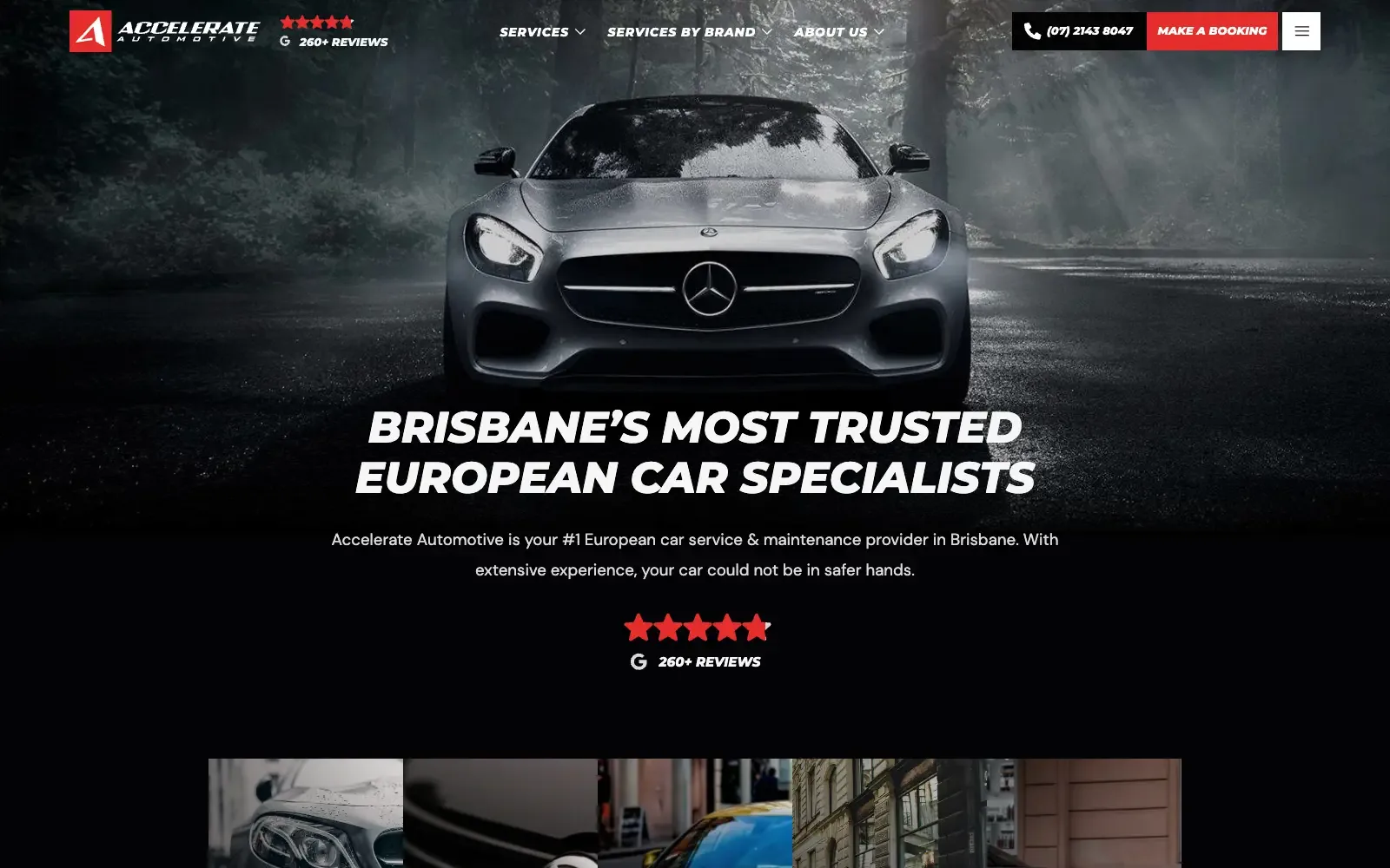 Accelerate Automotive's home page